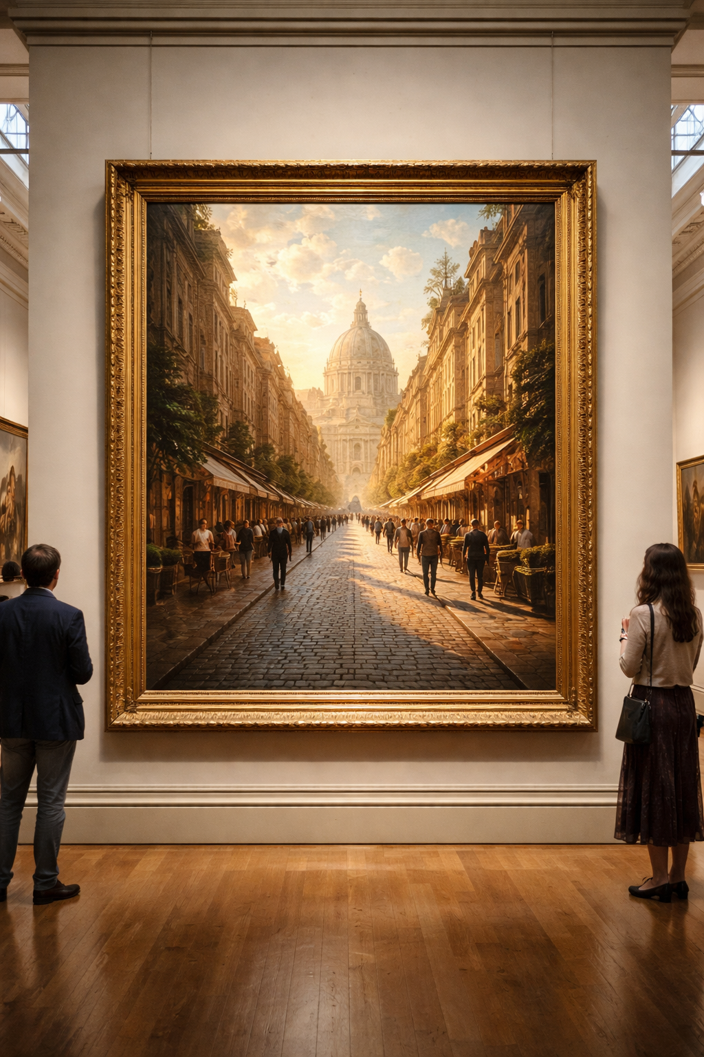 Przykład użycia perspektywy do tworzenia głębi w obrazie