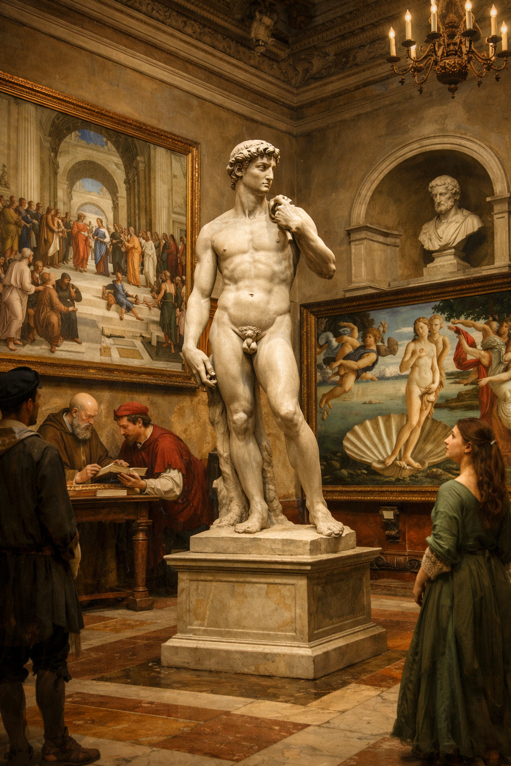 Przykład humanizmu w sztuce renesansowej