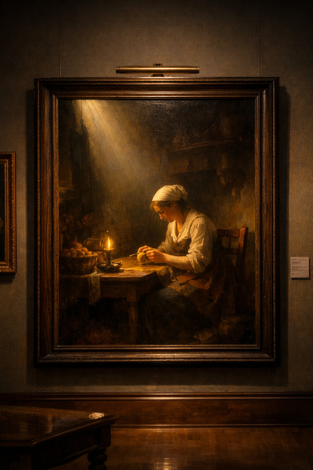 Przykład użycia światła w malarstwie do tworzenia nastroju